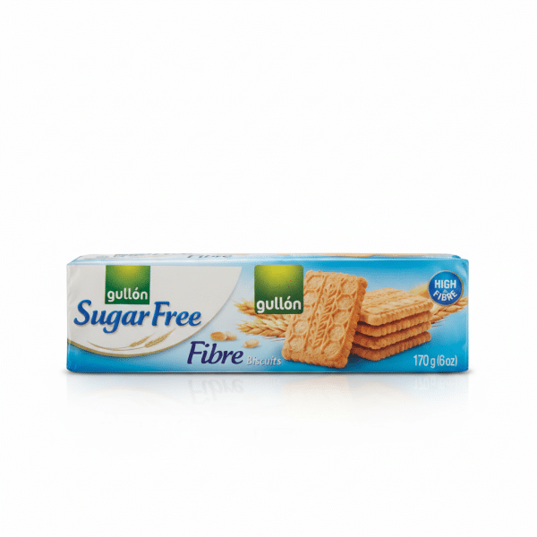 Gullon Sugar Free Fibre Biscuits 170gm High Fibre