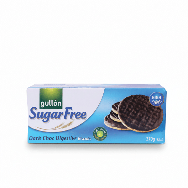 Gullon Sugar Free Dark Choc Digestive Biscuits 270g High Fibre