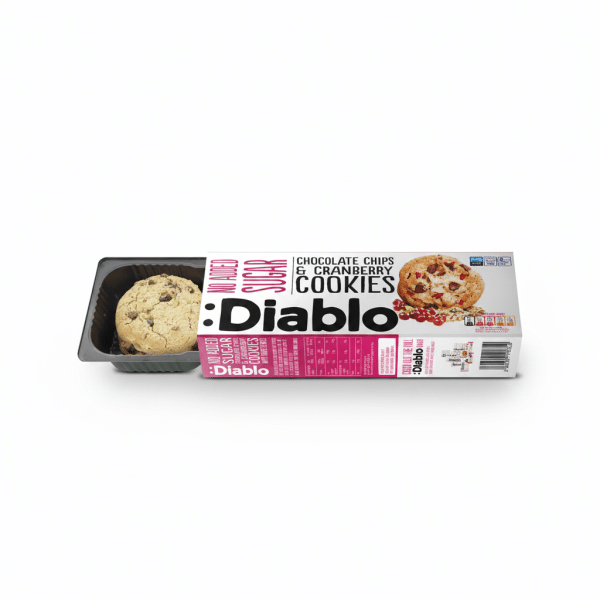 Diablo No Added Sugar Chocolate Chips & Cranberry Cookies 135gm