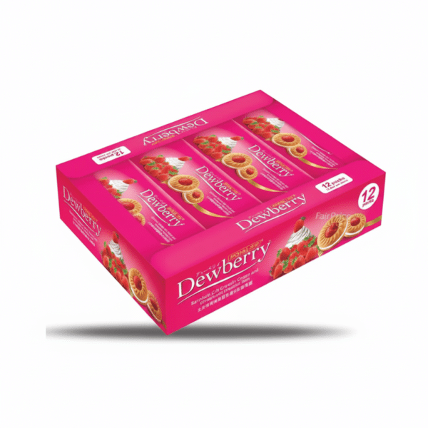 Dewberry Strawberry Sandwich Cookies 12 Packs