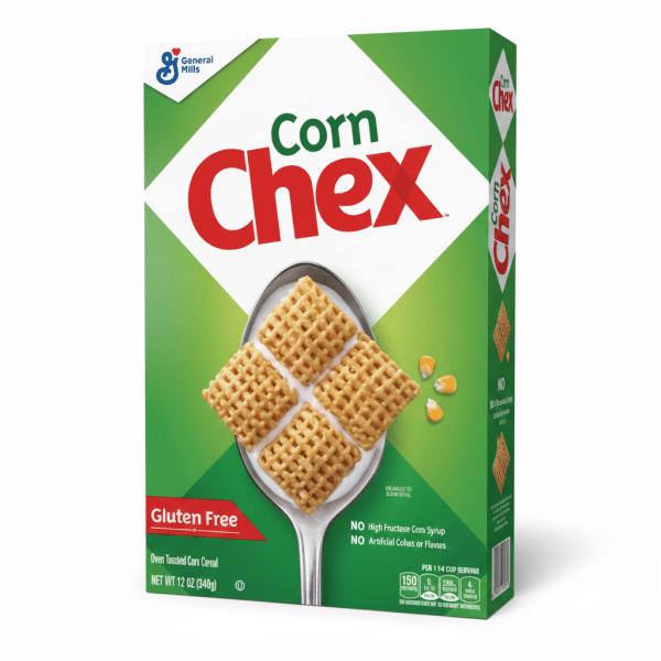 General Mills Corn Chex Gluten Free Oven Toasted Corn Cereal 340g