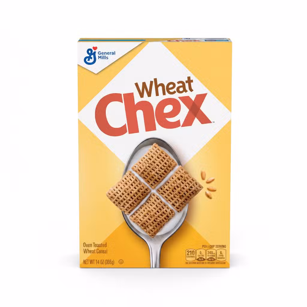 General Mills Wheat Chex Oven Toasted Wheat Cereal 14 OZ