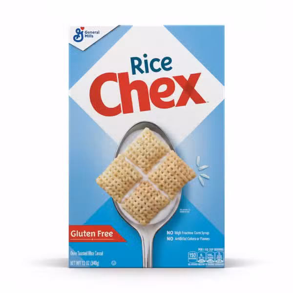 General Mills Rice Chex Oven Toasted Rice Cereal Gluten Free 12 OZ