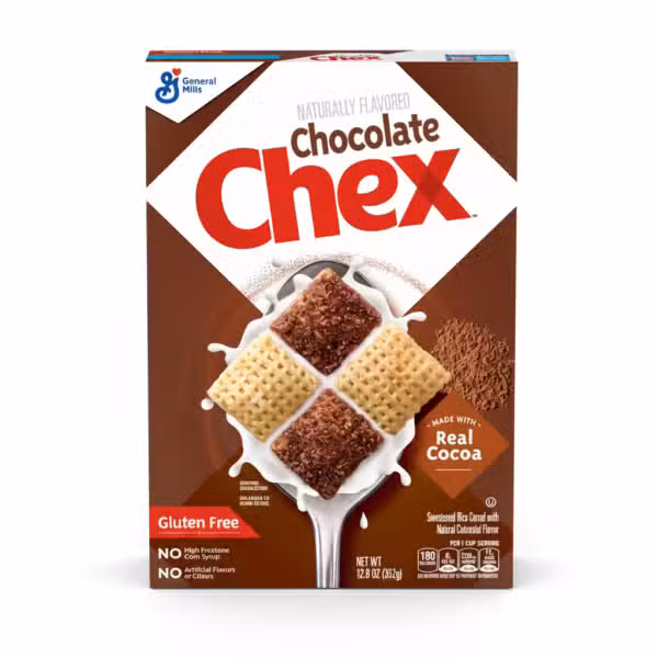 General Mills Chocolate Chex Cereal 362gm Gluten Free