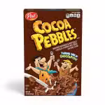 Post Cocoa Pebbles Sweetened Chocolate Flavored Rice Cereal 11 OZ