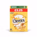 Nestle Cheerios Honey Whole Grain Cereal 370g Fibre Vitamins Minerals