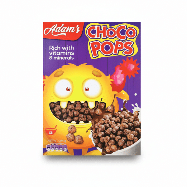 Adam's Choco Pops 250gm Rich with vitamins & minerals