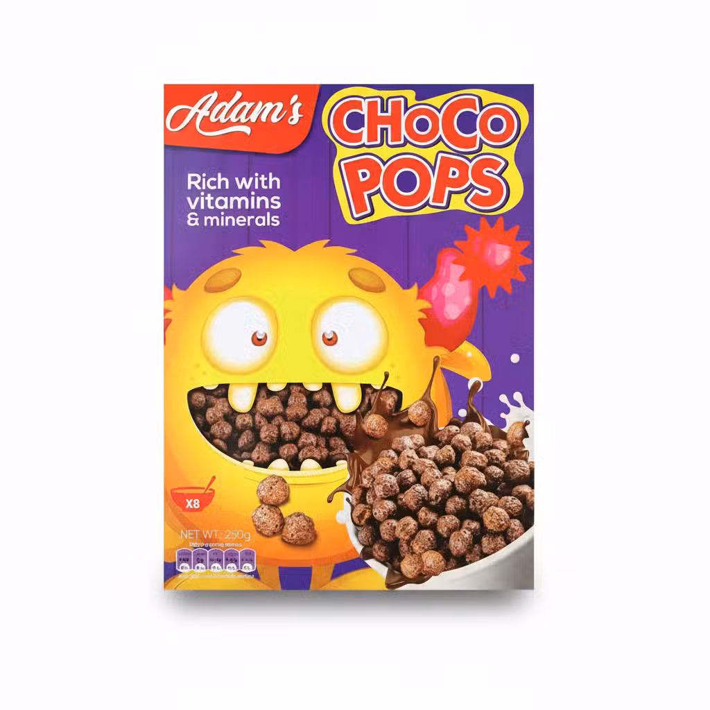 Adam's Choco Pops 250gm Rich with vitamins & minerals