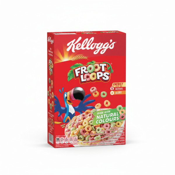 Kellogg's Froot Loops Cereal Made With Natural Colours 285gm