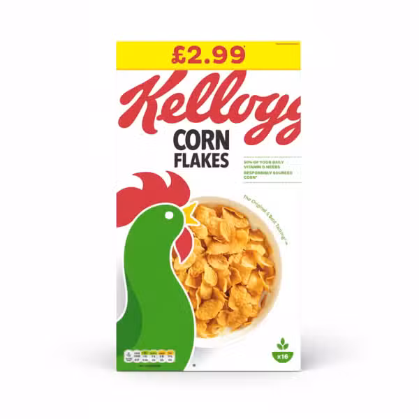 Kellogg's Corn Flakes 450g Cereal Rooster