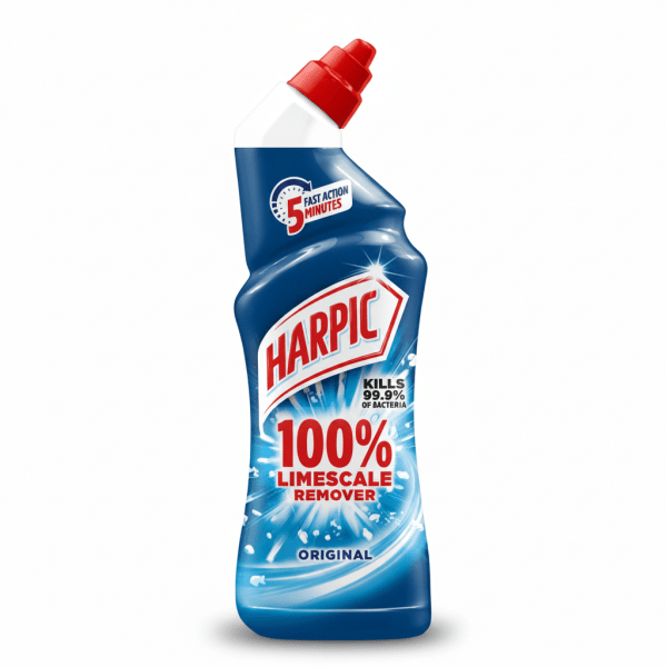 Harpic Limescale Remover Original 750ml Fast Action Kills 99.9% Bacteria