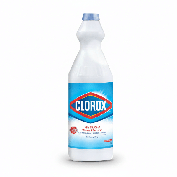 Clorox Kills 99.9% of Viruses & Bacteria Disinfecting Bleach 1 Liter