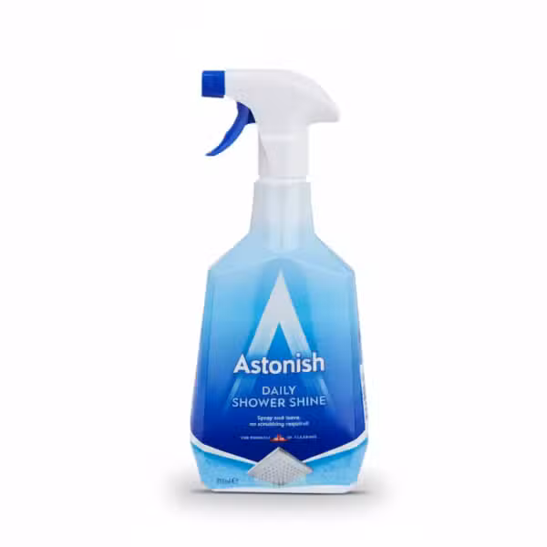 Astonish Daily Shower Shine Spray 750ml No Scrubbing Required