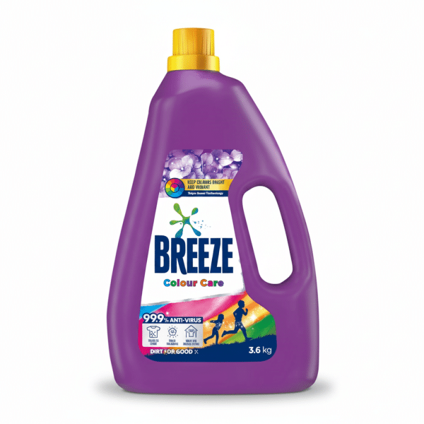Breeze Colour Care Liquid Detergent 3.6kg 99.9% Anti-Virus