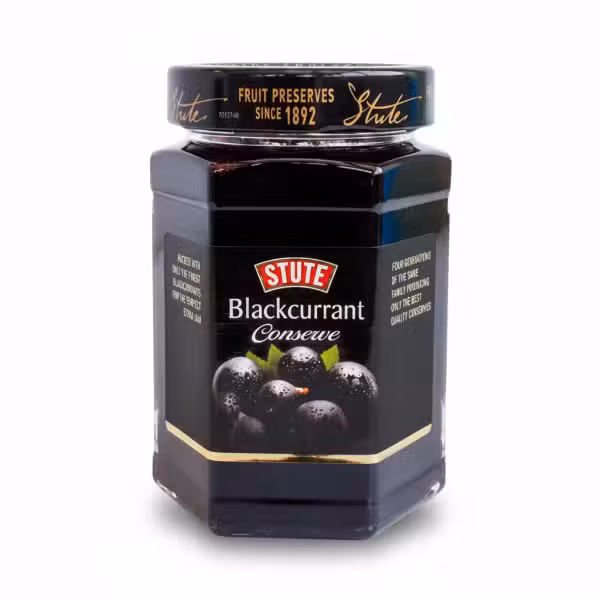 Stute Blackcurrant Conserve 340gm Fruit Preserves