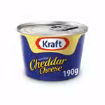 Kraft Processed Cheddar Cheese 190g