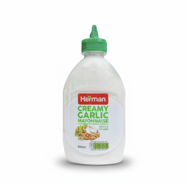 Herman Creamy Garlic Mayonnaise 500ml Richer Creamier