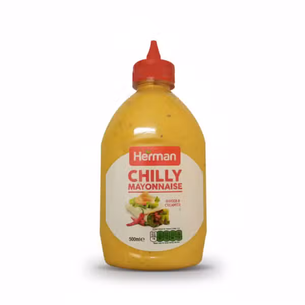 Herman Chilly Mayonnaise Bigger Creamier 500ml