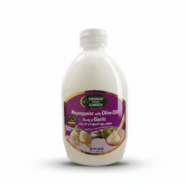 Virginia Green Garden Mayonnaise with Olive Oil Touch of Garlic 500ml