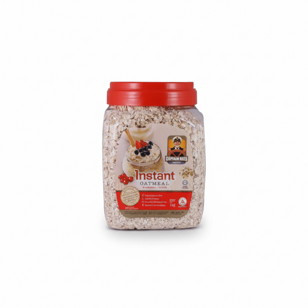 Captain Oats Instant Oatmeal 1KG High in Dietary Fibre Source of Energy