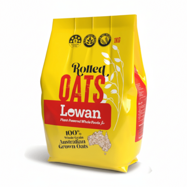 Lowan Rolled Oats 1kg Whole Grain Australian Grown Oats