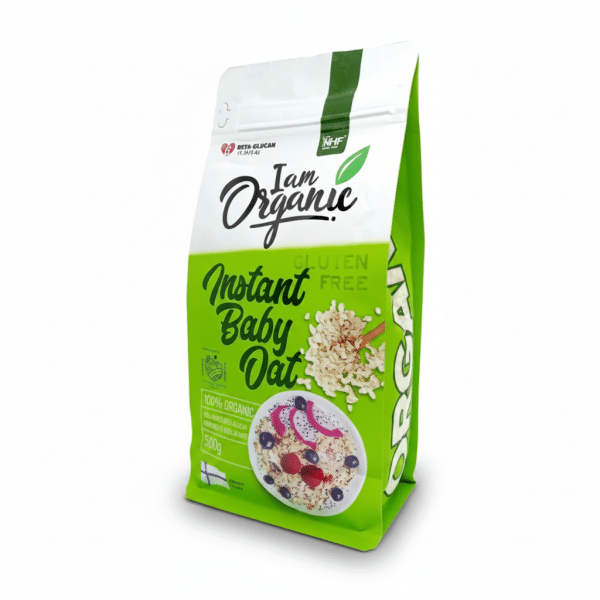 NHF I Am Organic Instant Baby Oat 500gm Gluten Free