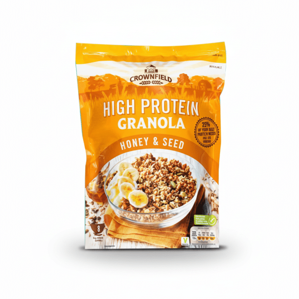 Crownfield High Protein Granola Honey & Seed 400gm