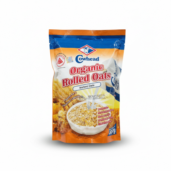 Cowhead Organic Rolled Oats Instant Oats 500gm