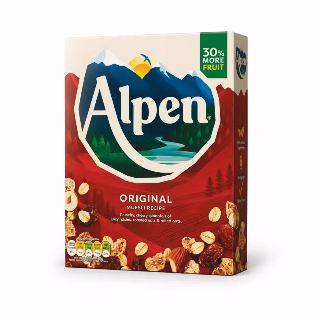 Alpen Original Muesli Recipe 550G 30% More Fruit
