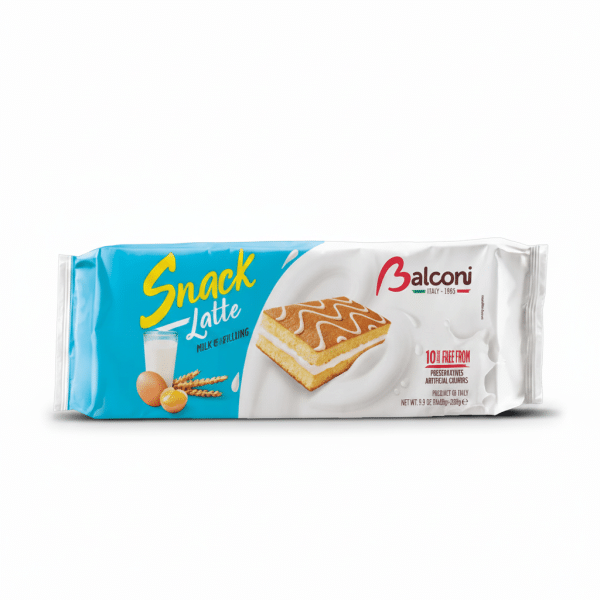 Balconi Snack Latte Milk Cream Filling Cake 280gm