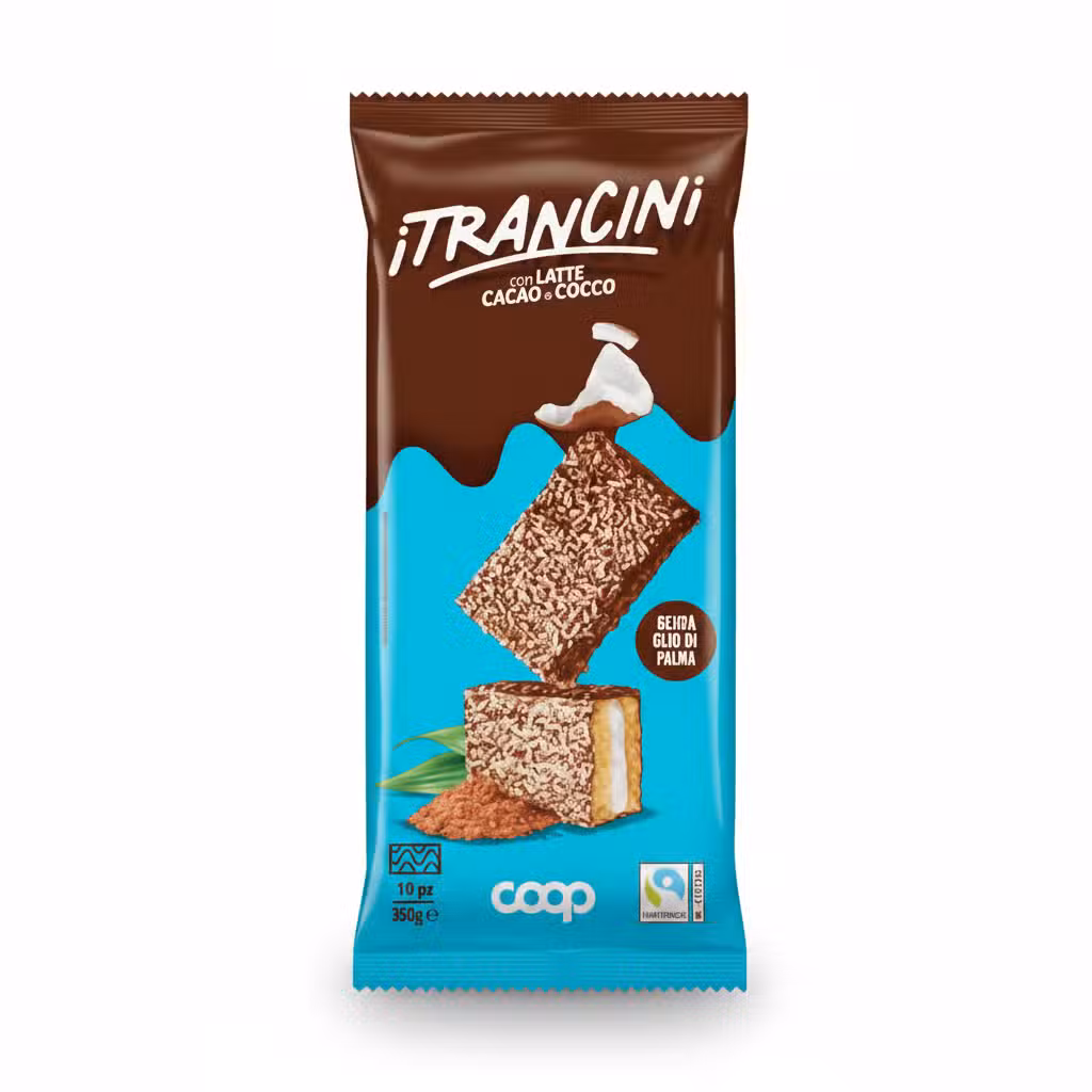 Coop Itrancini con Latte Cacao e Cocco 350g
