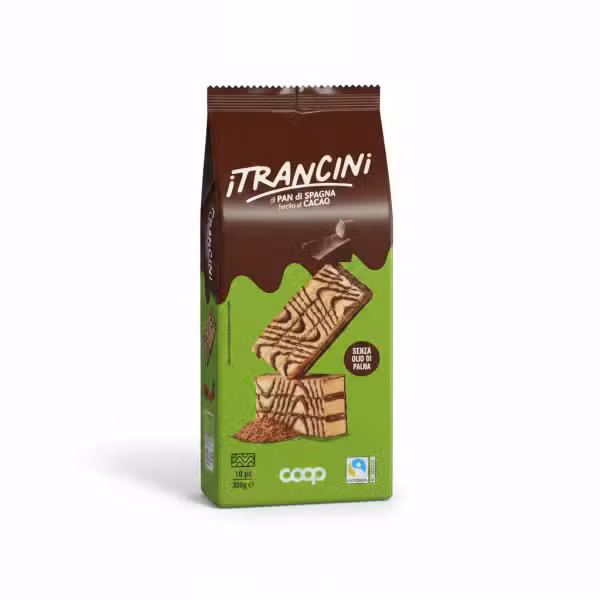 Coop Itrancini di Pan di Spagna farcito al Cacao 300gm