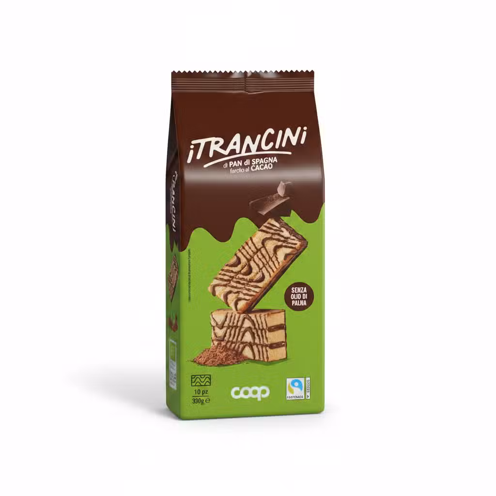 Coop Itrancini di Pan di Spagna farcito al Cacao 300gm