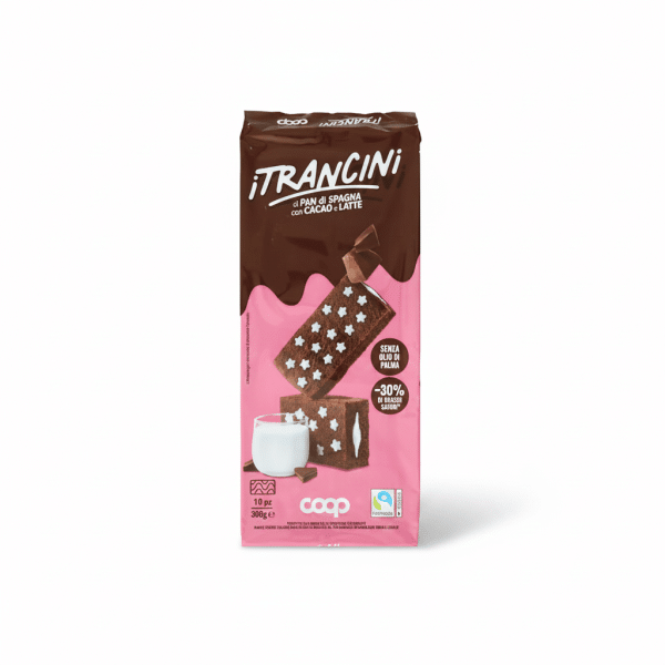 Coop Itrancini di Pan di Spagna con Cacao e Latte 300gm