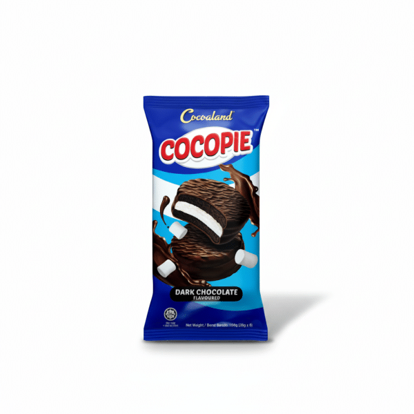 Cocoland Cocopie Dark Chocolate Flavoured Marshmallow Sandwich Cookies 150g