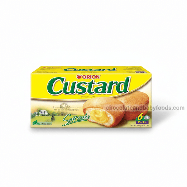 Orion Custard Soft Cake Premium 138g 6 Packs