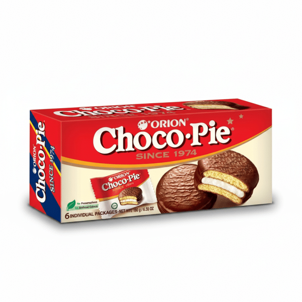 Orion Choco Pie Since 1974 180g 6 Individual Packages