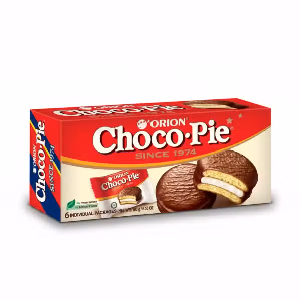 Orion Choco Pie Since 1974 180g 6 Individual Packages