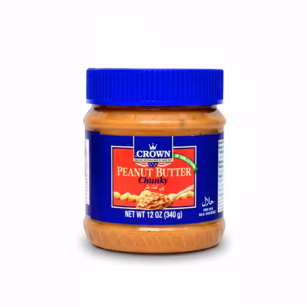 Crown Peanut Butter Chunky 340g