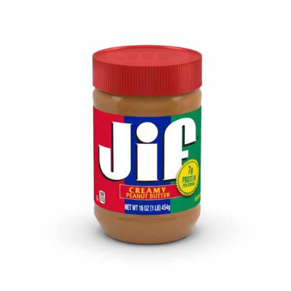 Jif Creamy Peanut Butter 16 oz 454g 7g Protein