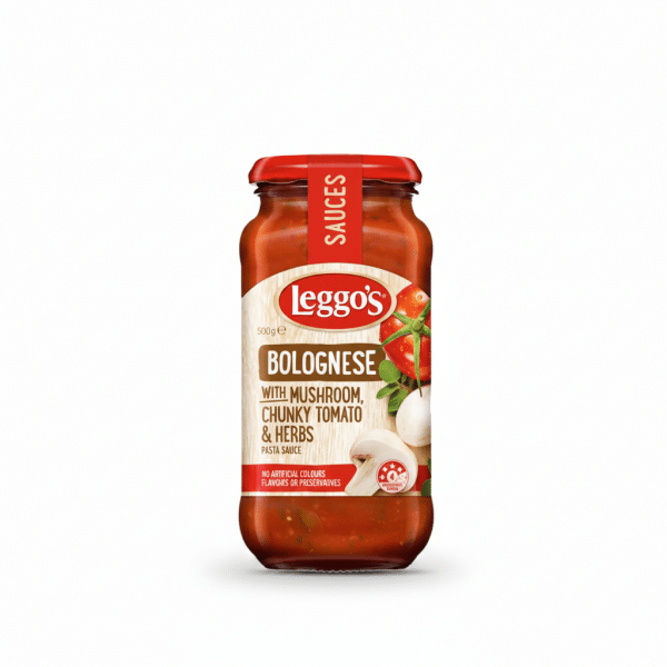 Leggos Bolognese with Mushroom Chunky Tomato Herbs Pasta Sauce 500g