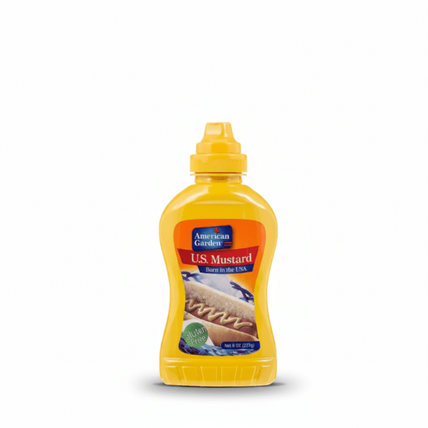 American Garden U.S. Mustard Born in the USA Gluten Free Net 8 OZ (277g)