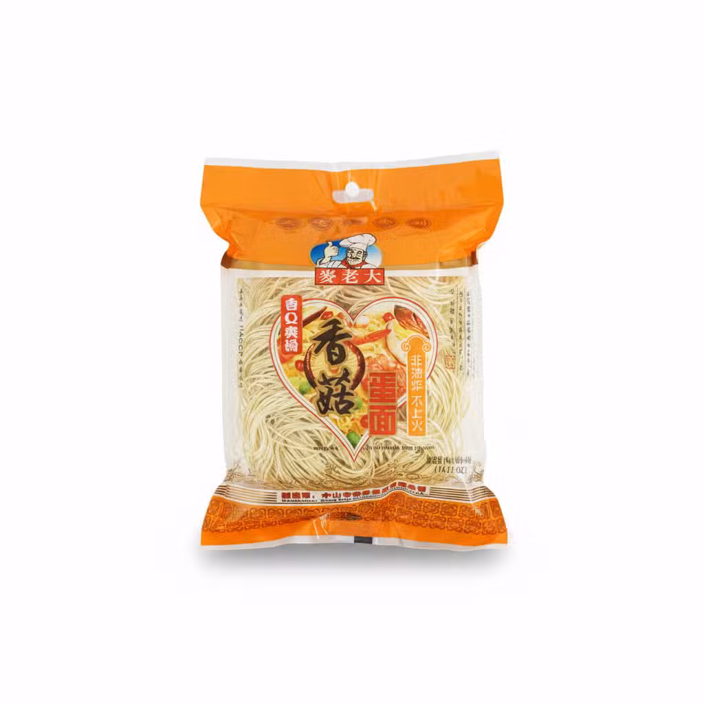 Chef Grandma Mushroom Egg Noodles 400g Non Fried