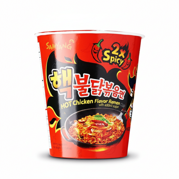 Samyang 2x Spicy Hot Chicken Flavor Ramen Cup Noodles 70gm