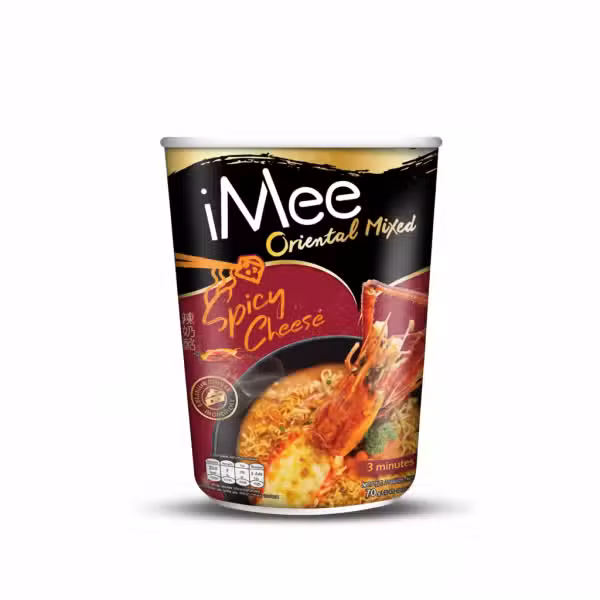 iMee Oriental Mixed Spicy Cheese Flavor Cup Noodles 70gm