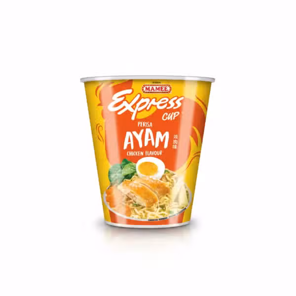 Mamee Express Cup Ayam Chicken Flavour 64gm Instant Noodles