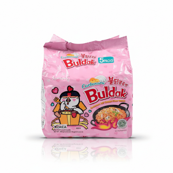 Samyang Buldak Carbonara Hot Chicken Flavor Ramen 5 Packs 650gm