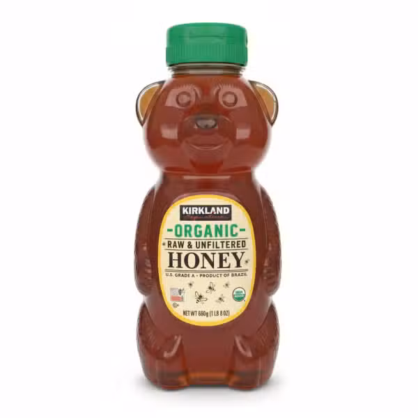 Kirkland Signature Organic Raw Unfiltered Honey 660g U.S. Grade A Product of Brazil