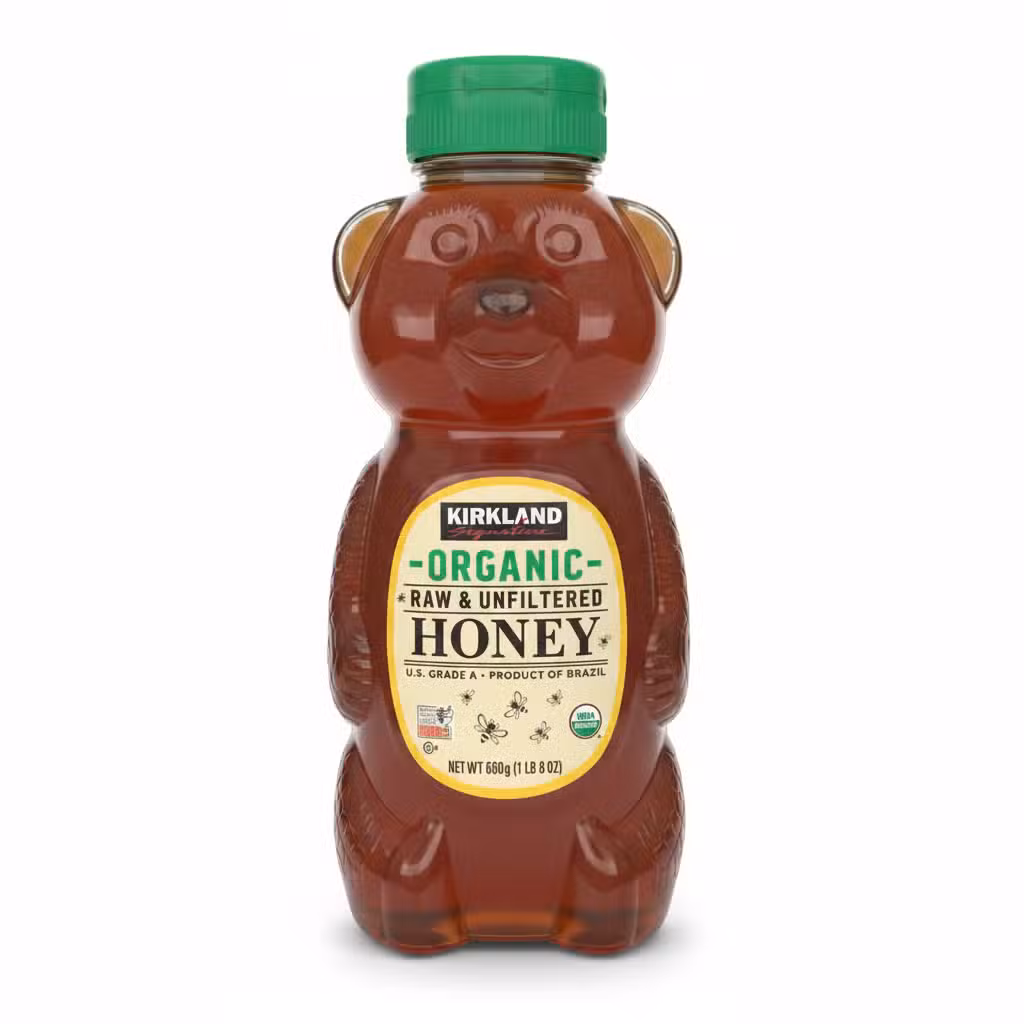 Kirkland Signature Organic Raw Unfiltered Honey 660g U.S. Grade A Product of Brazil