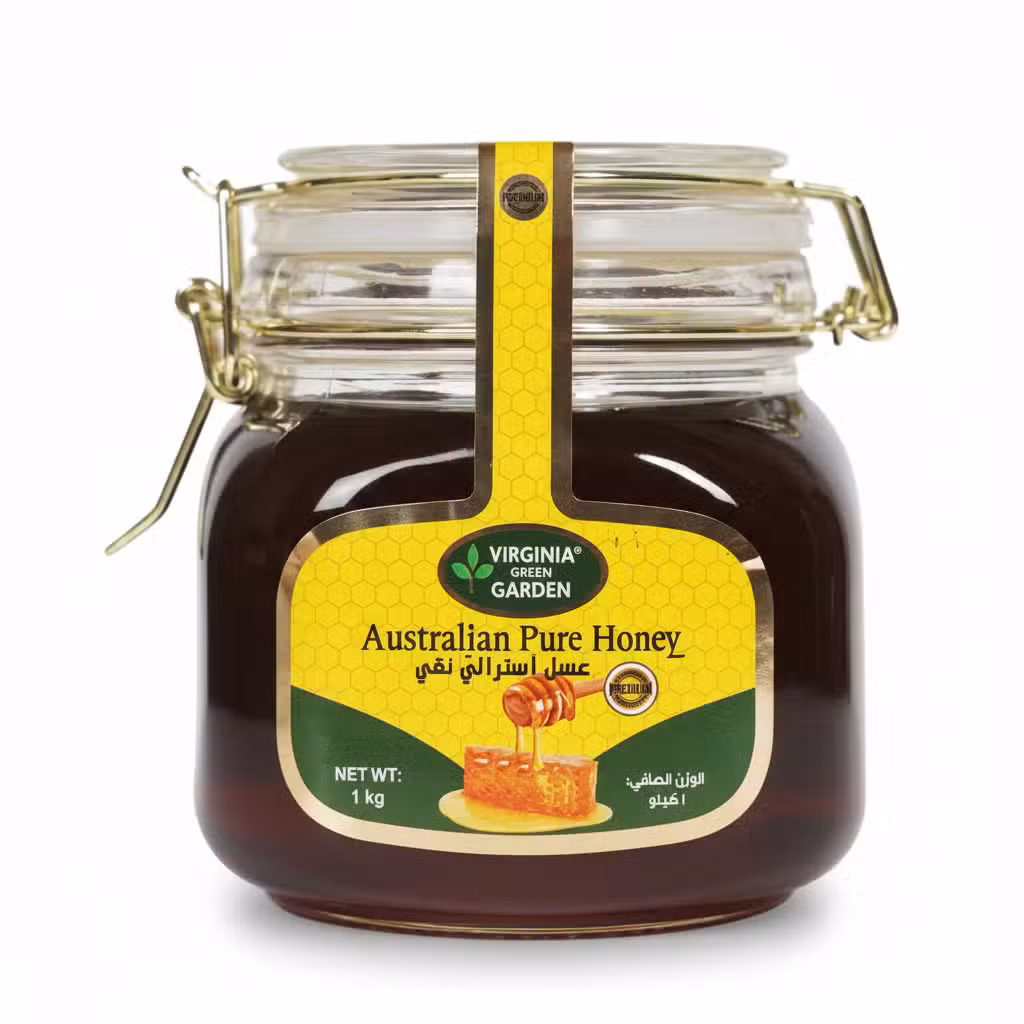Virginia Green Garden Australian Pure Honey 1kg Premium